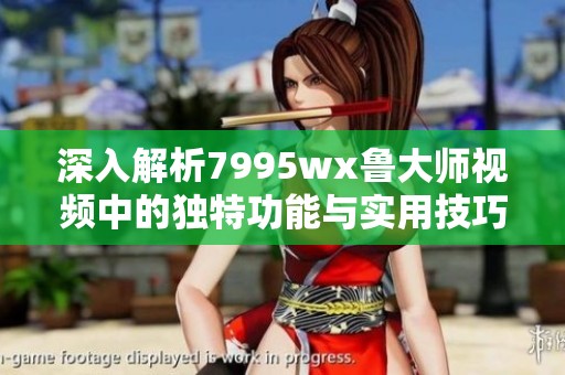 深入解析7995wx鲁大师视频中的独特功能与实用技巧