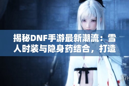 揭秘DNF手游最新潮流：雪人时装与隐身药结合，打造无敌隐形玩家