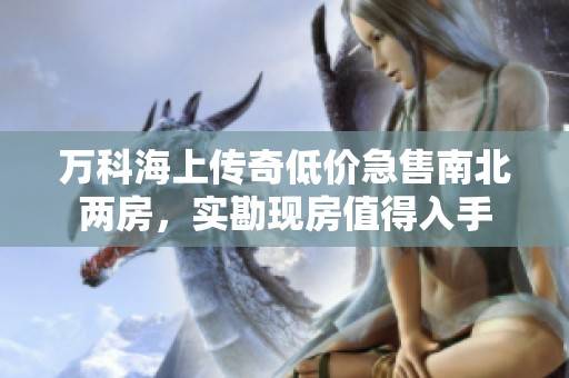 万科海上传奇低价急售南北两房，实勘现房值得入手