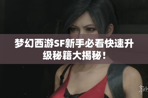 梦幻西游SF新手必看快速升级秘籍大揭秘！