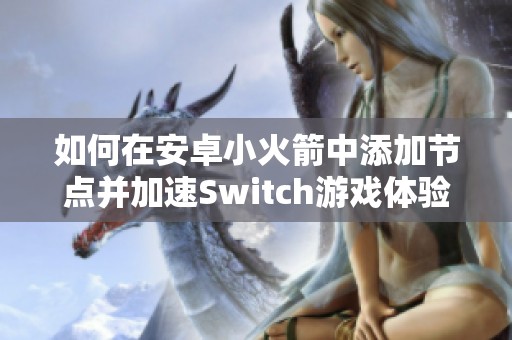 如何在安卓小火箭中添加节点并加速Switch游戏体验
