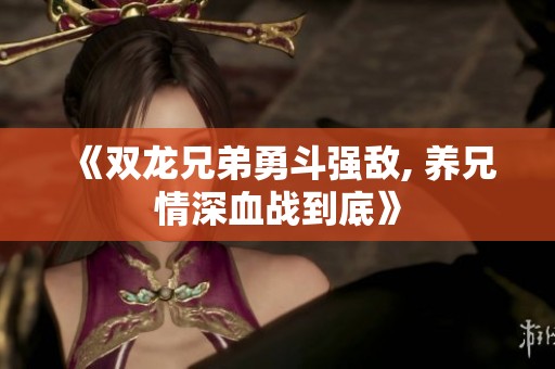 《双龙兄弟勇斗强敌, 养兄情深血战到底》