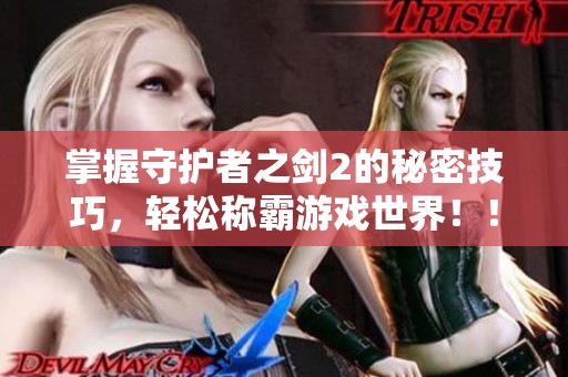 掌握守护者之剑2的秘密技巧，轻松称霸游戏世界！！