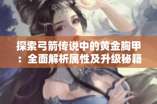 探索弓箭传说中的黄金胸甲：全面解析属性及升级秘籍