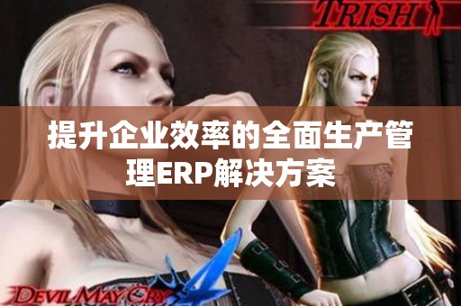 提升企业效率的全面生产管理ERP解决方案