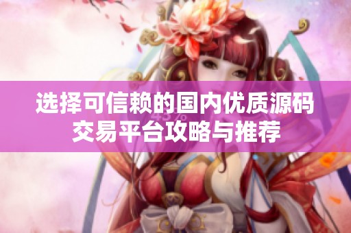 选择可信赖的国内优质源码交易平台攻略与推荐