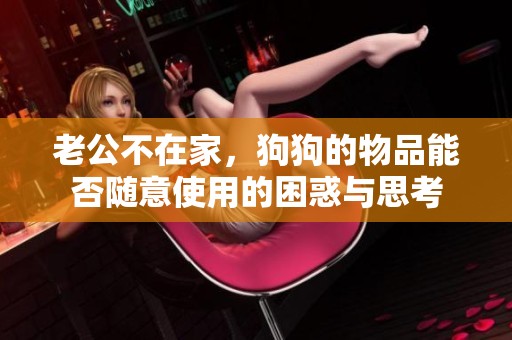 老公不在家，狗狗的物品能否随意使用的困惑与思考