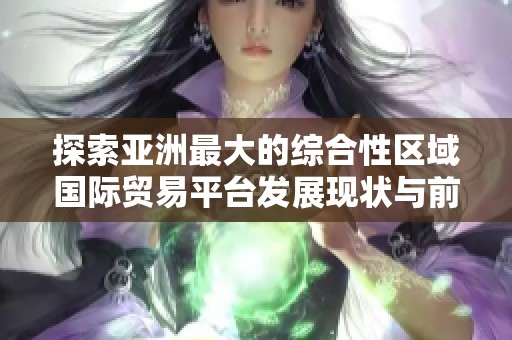 探索亚洲最大的综合性区域国际贸易平台发展现状与前景