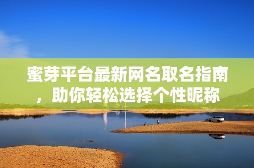 蜜芽平台最新网名取名指南，助你轻松选择个性昵称