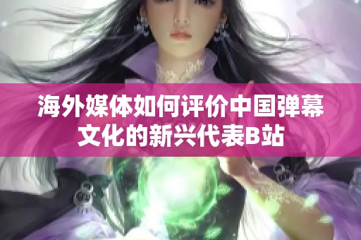 海外媒体如何评价中国弹幕文化的新兴代表B站