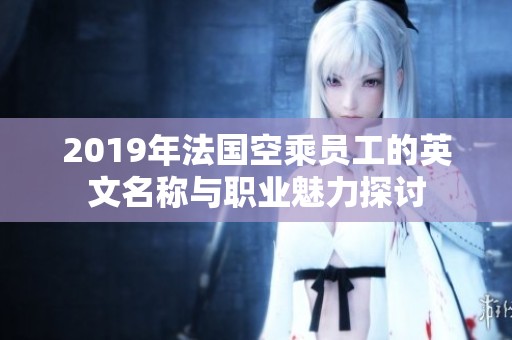 2019年法国空乘员工的英文名称与职业魅力探讨