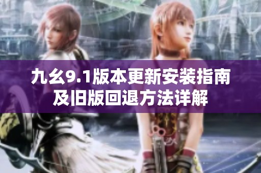 九幺9.1版本更新安装指南及旧版回退方法详解