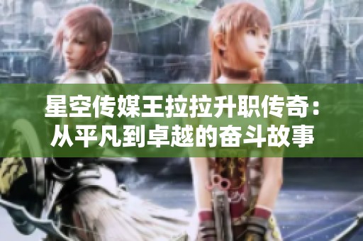 星空传媒王拉拉升职传奇：从平凡到卓越的奋斗故事
