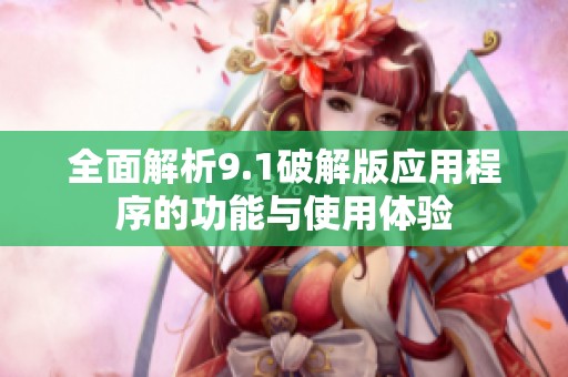全面解析9.1破解版应用程序的功能与使用体验