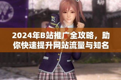 2024年B站推广全攻略，助你快速提升网站流量与知名度