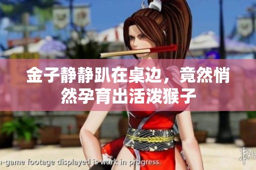 金子静静趴在桌边，竟然悄然孕育出活泼猴子