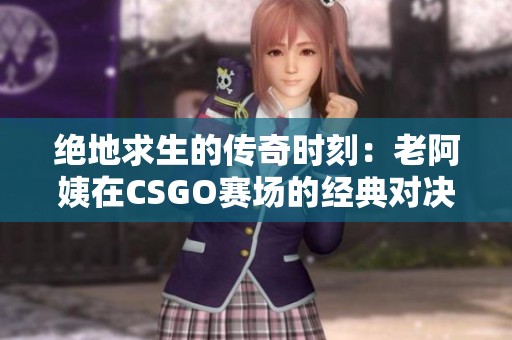 绝地求生的传奇时刻：老阿姨在CSGO赛场的经典对决回顾