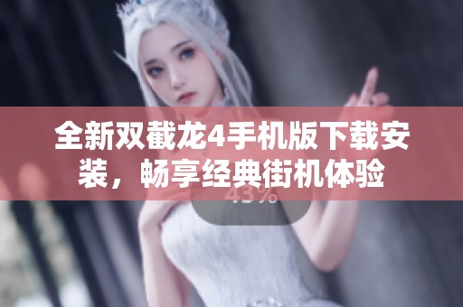 全新双截龙4手机版下载安装，畅享经典街机体验