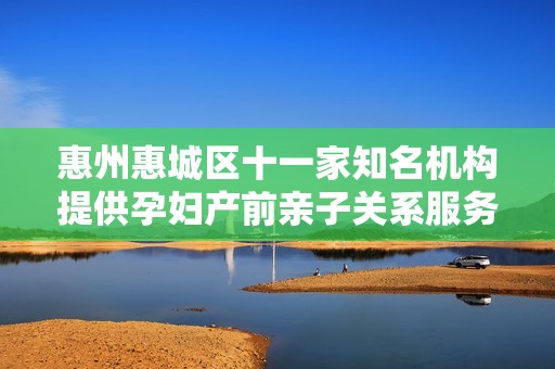 惠州惠城区十一家知名机构提供孕妇产前亲子关系服务介绍