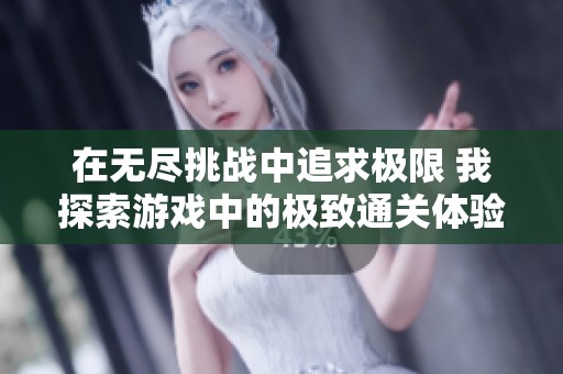 在无尽挑战中追求极限 我探索游戏中的极致通关体验