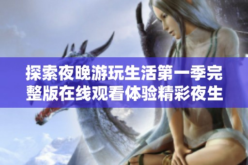 探索夜晚游玩生活第一季完整版在线观看体验精彩夜生活