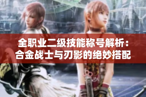 全职业二级技能称号解析：合金战士与刃影的绝妙搭配与BUFF效果