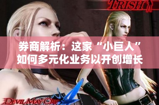 券商解析：这家“小巨人”如何多元化业务以开创增长新机遇