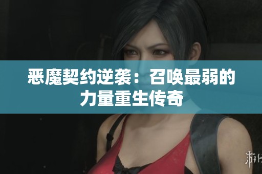 恶魔契约逆袭：召唤最弱的力量重生传奇