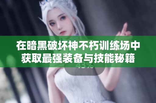 在暗黑破坏神不朽训练场中获取最强装备与技能秘籍