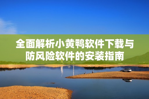 全面解析小黄鸭软件下载与防风险软件的安装指南