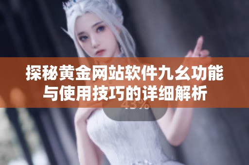 探秘黄金网站软件九幺功能与使用技巧的详细解析