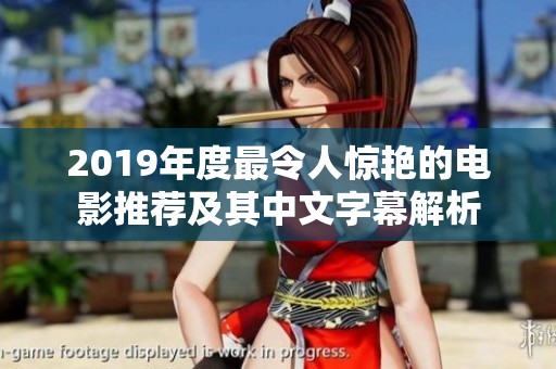 2019年度最令人惊艳的电影推荐及其中文字幕解析