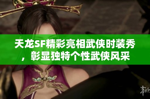 天龙SF精彩亮相武侠时装秀，彰显独特个性武侠风采