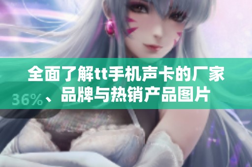 全面了解tt手机声卡的厂家、品牌与热销产品图片