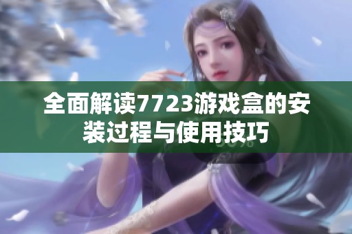全面解读7723游戏盒的安装过程与使用技巧