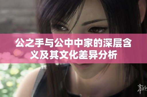 公之手与公中中家的深层含义及其文化差异分析