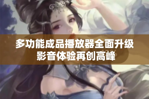 多功能成品播放器全面升级 影音体验再创高峰