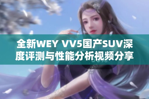 全新WEY VV5国产SUV深度评测与性能分析视频分享