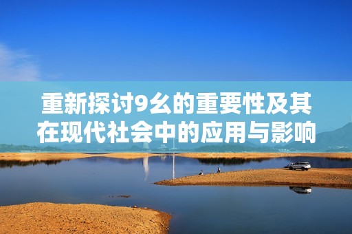 重新探讨9幺的重要性及其在现代社会中的应用与影响