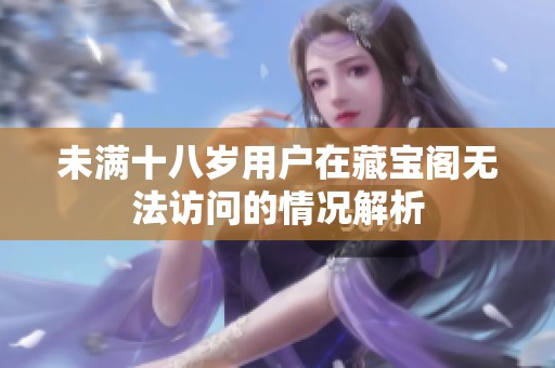未满十八岁用户在藏宝阁无法访问的情况解析
