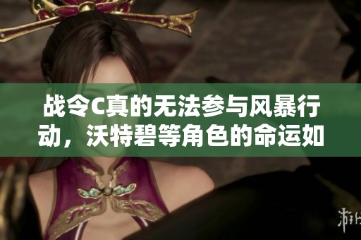 战令C真的无法参与风暴行动，沃特碧等角色的命运如何？