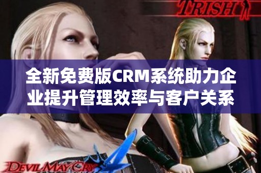 全新免费版CRM系统助力企业提升管理效率与客户关系