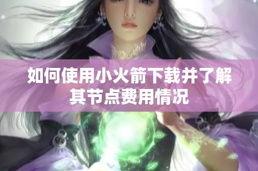 如何使用小火箭下载并了解其节点费用情况