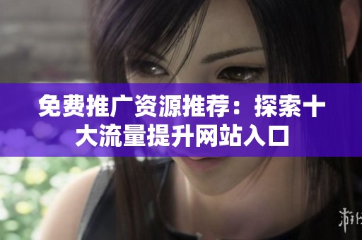 免费推广资源推荐：探索十大流量提升网站入口